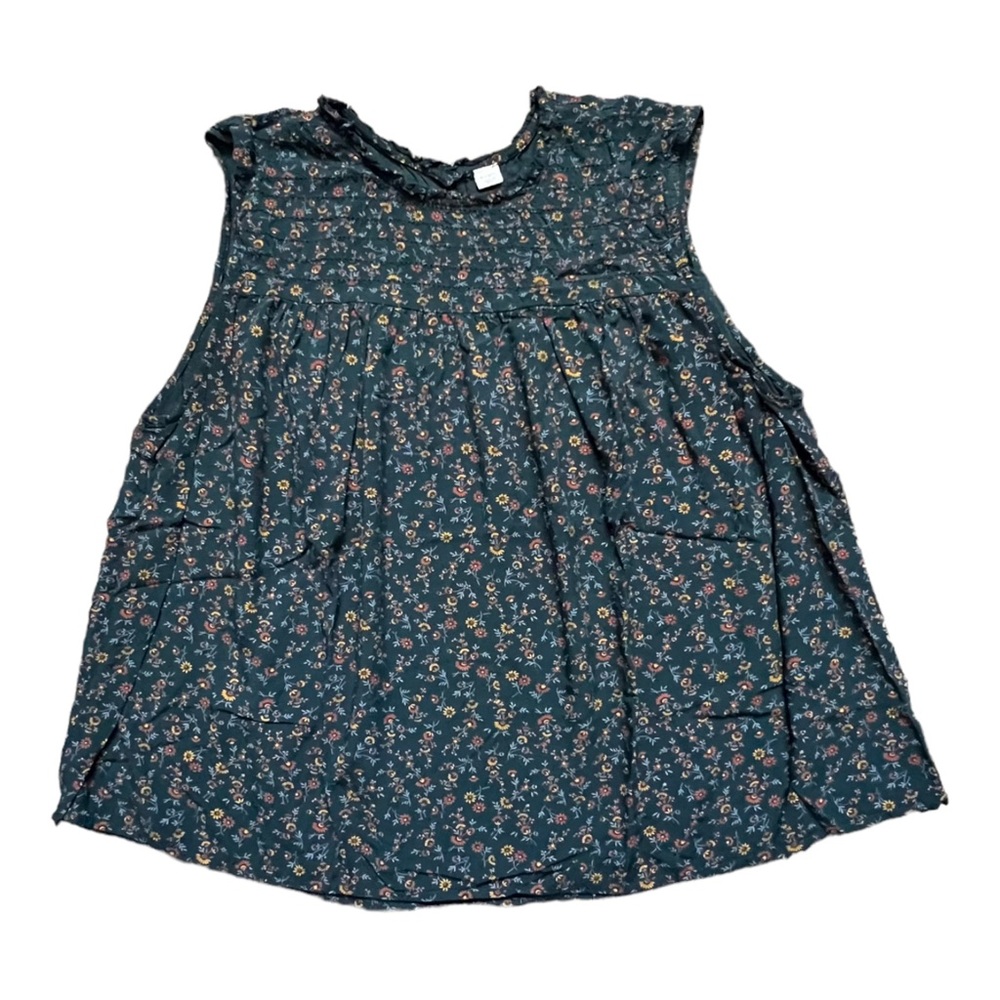 Old Navy Blue Floral Top